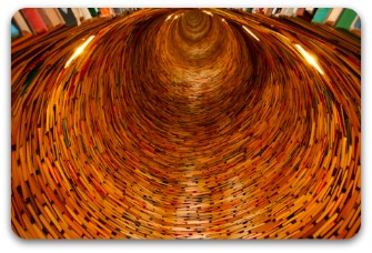 Prague book tunnel